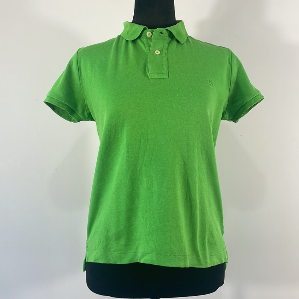 Polo by Ralph Lauren Sport, Classic Fit, Slim Fit, Green, Small, women’s - Picture 3 of 13
